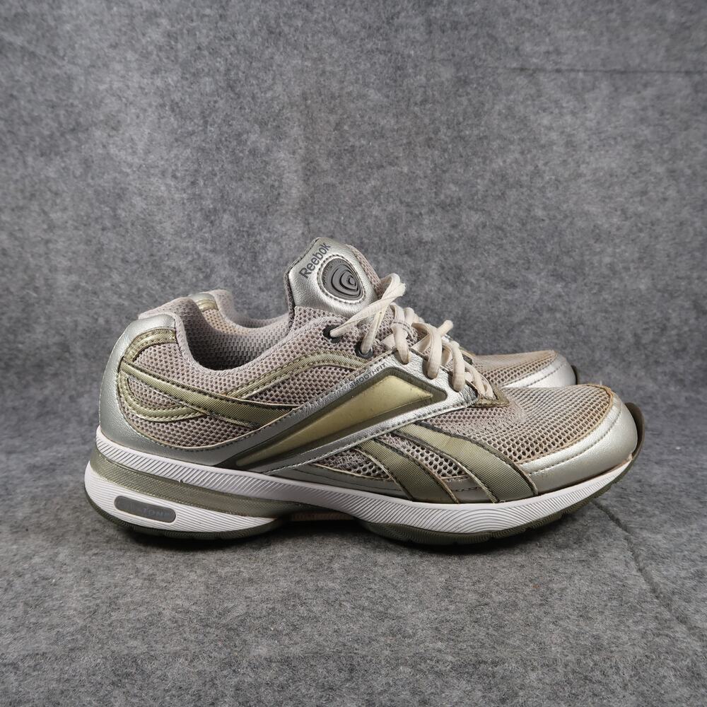 Reebok Shoes Womens 9 Athletic Easy Tone Trainer Sneakers Smooth Fit Active Gray